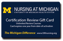 Certification Review Gift Card