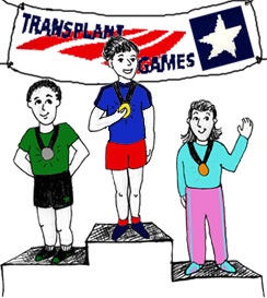 Transplant patients competing at the Transplant Games