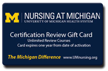 Certification Review Gift Card
