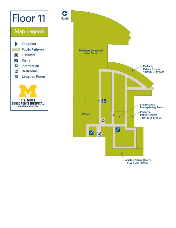 C.S. Mott Children's Hospital and Von Voigtlander Women's Hospital - Floor 11