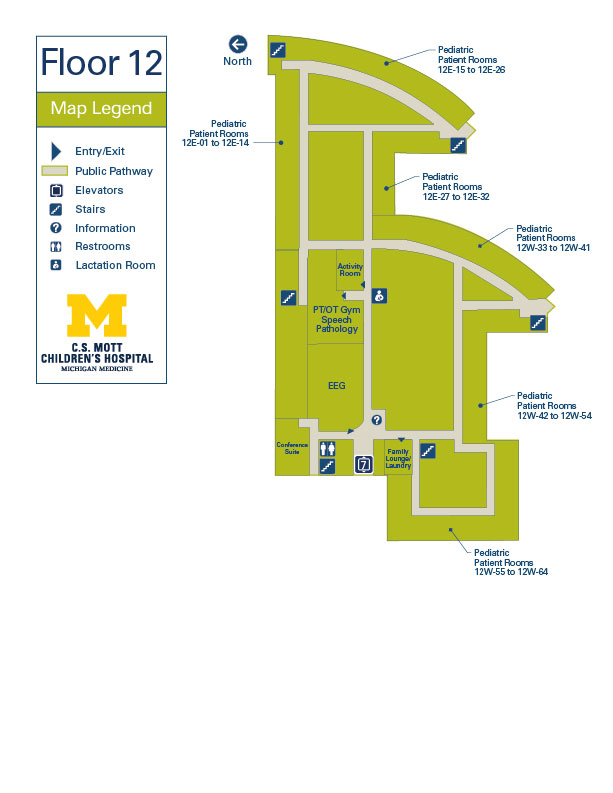 C.S. Mott Children's Hospital and Von Voigtlander Women's Hospital - Floor 12