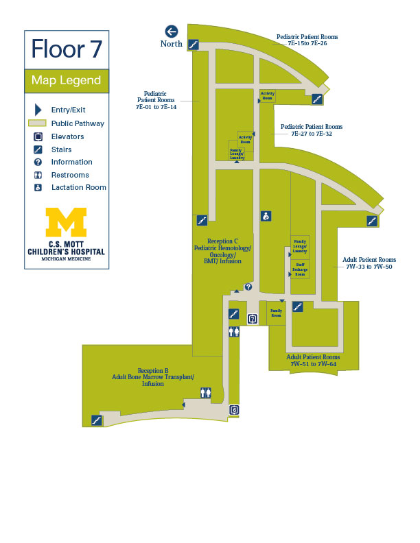 C.S. Mott Children's Hospital and Von Voigtlander Women's Hospital - Floor 7