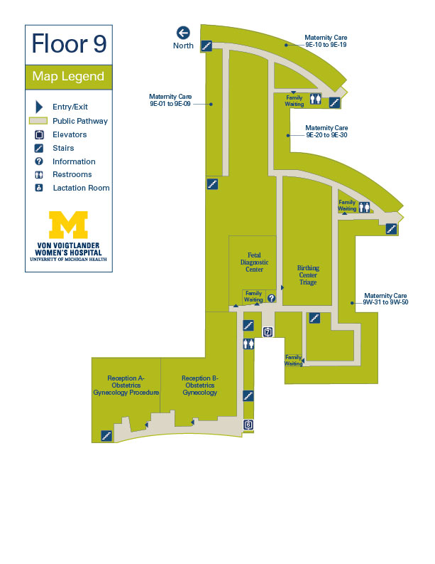 C.S. Mott Children's Hospital and Von Voigtlander Women's Hospital - Floor 9